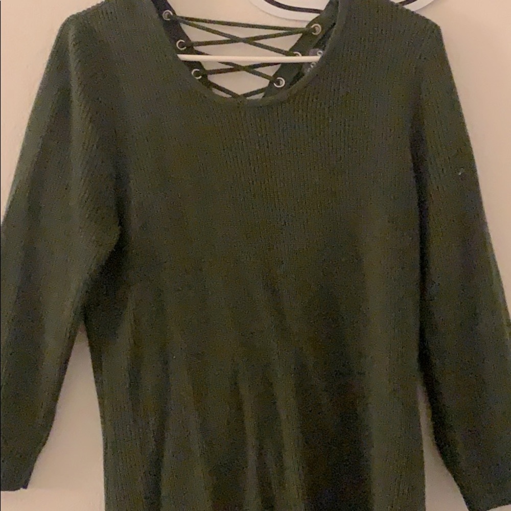 Green sweater
